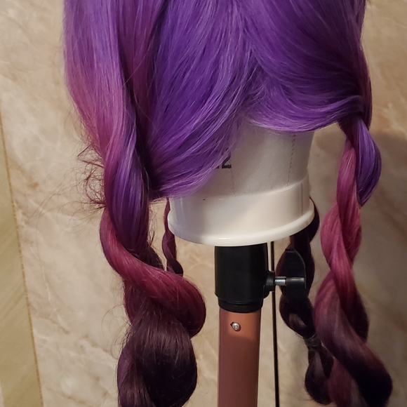 Youvimi Long Purple gradient wig - Picture 6 of 10